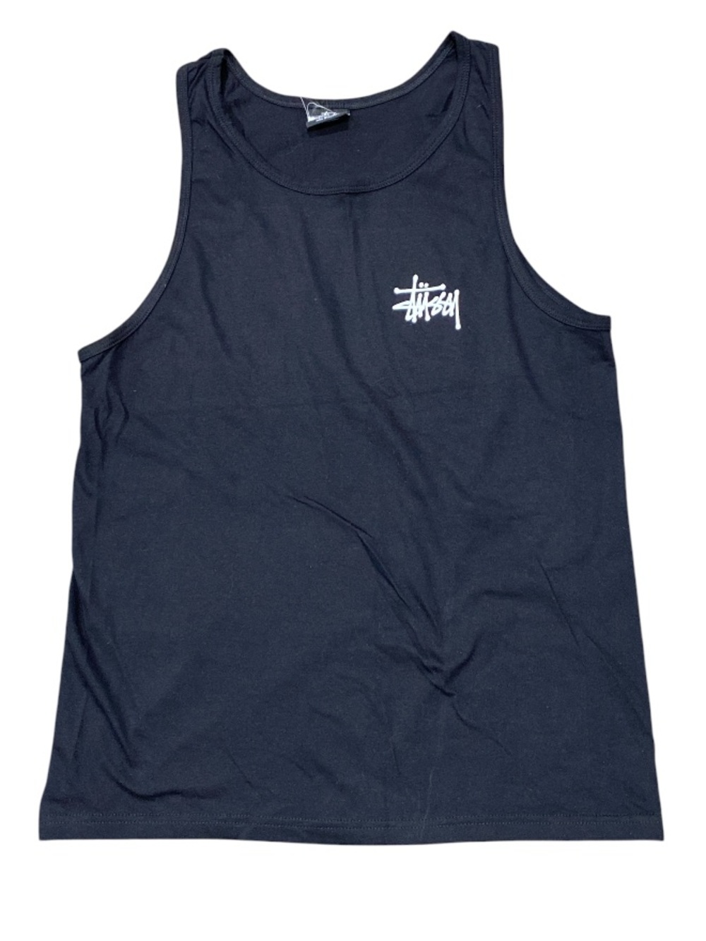 🆕 BASIC STÜSSY Tank Top BLACK size Medium